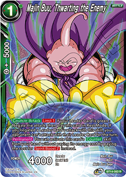 Majin Buu, Thwarting the Enemy (BT14-083) [Cross Spirits] Dragon Ball Super