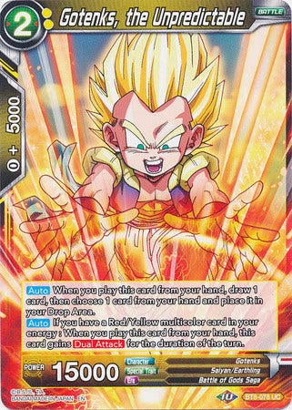 Gotenks, the Unpredictable (BT8-078) [Malicious Machinations] Dragon Ball Super