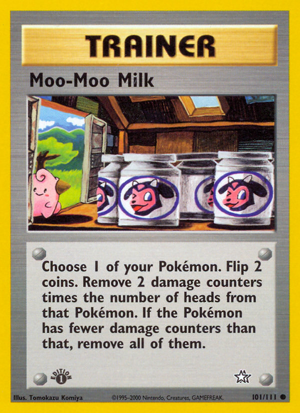 Moo-Moo Milk (101/111) [Neo Genesis 1st Edition] Pokémon