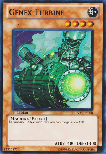 Genex Turbine [HA02-EN008] Super Rare Yu-Gi-Oh!