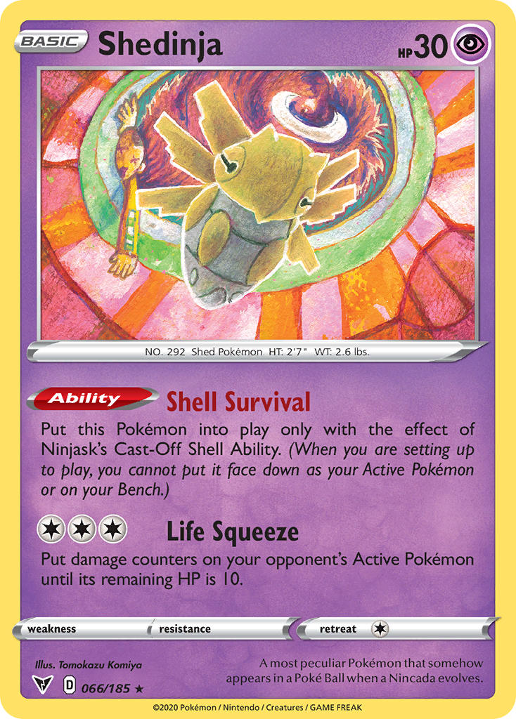 Shedinja (066/185) [Sword & Shield: Vivid Voltage] Pokémon