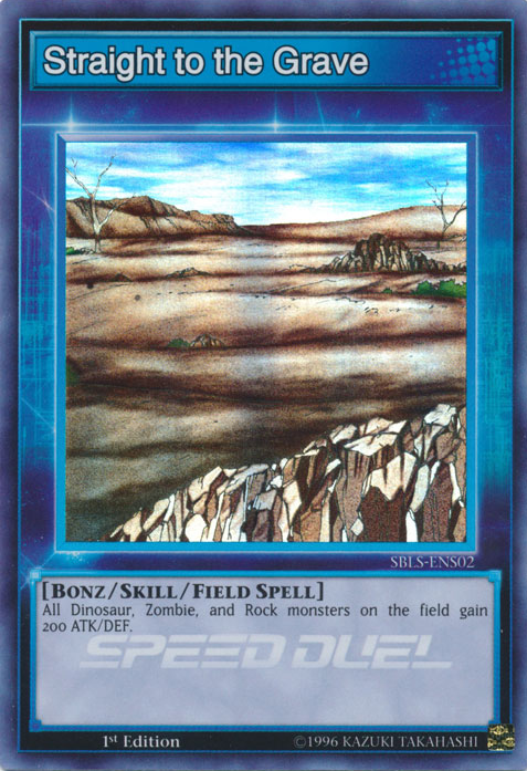 Straight to the Grave [SBLS-ENS02] Super Rare Yu-Gi-Oh!