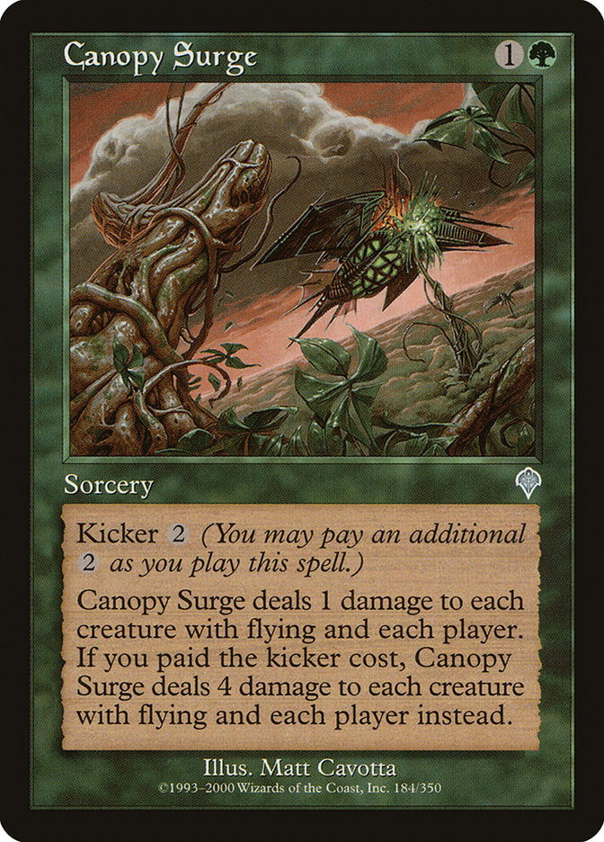 Canopy Surge [Invasion] Magic: The Gathering