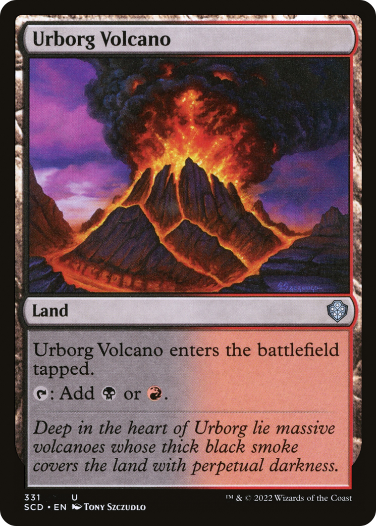 Urborg Volcano [Starter Commander Decks] Magic: The Gathering
