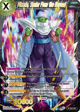 Piccolo, Savior from Beyond (Gold Stamped) (P-244) [Mythic Booster] Dragon Ball Super