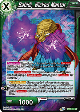 Babidi, Wicked Mentor (BT14-064) [Cross Spirits] Dragon Ball Super