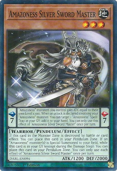 Amazoness Silver Sword Master [DABL-EN094] Common Yu-Gi-Oh!