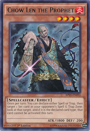 Chow Len the Prophet [BP03-EN093] Rare Yu-Gi-Oh!