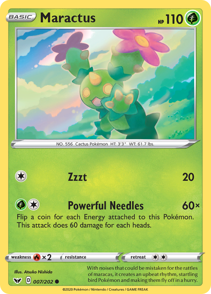 Maractus (007/202) [Sword & Shield: Base Set] Pokémon