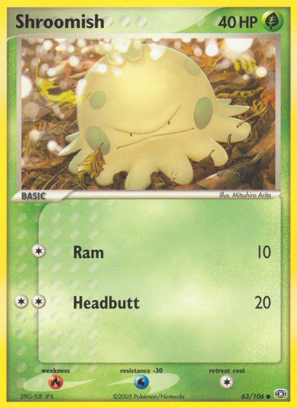 Shroomish (63/106) [EX: Emerald] Pokémon