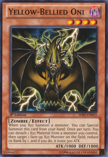 Yellow-Bellied Oni [SHSP-EN033] Common Yu-Gi-Oh!