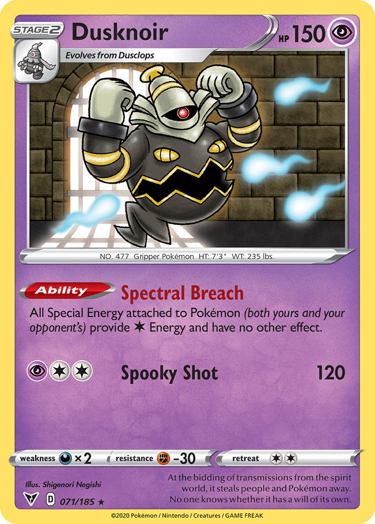 Dusknoir (071/185) [Sword & Shield: Vivid Voltage] Pokémon