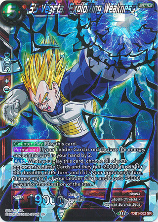 SS Vegeta, Exploiting Weakness (DB1-002) [Dragon Brawl] Dragon Ball Super