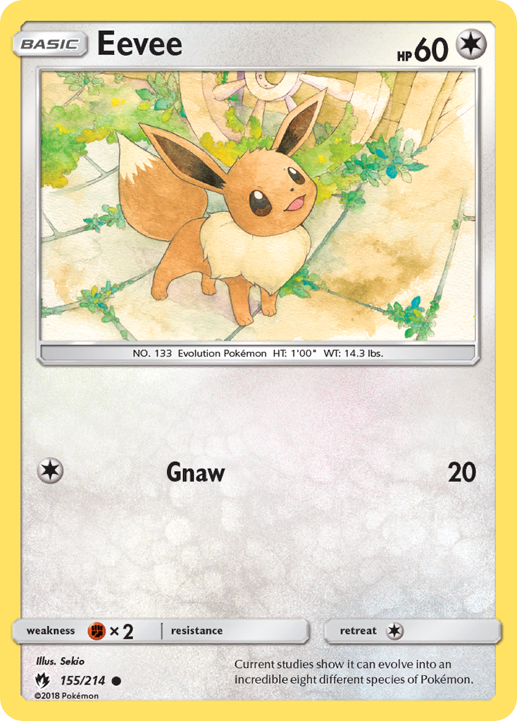 Eevee (155/214) [Sun & Moon: Lost Thunder] Pokémon