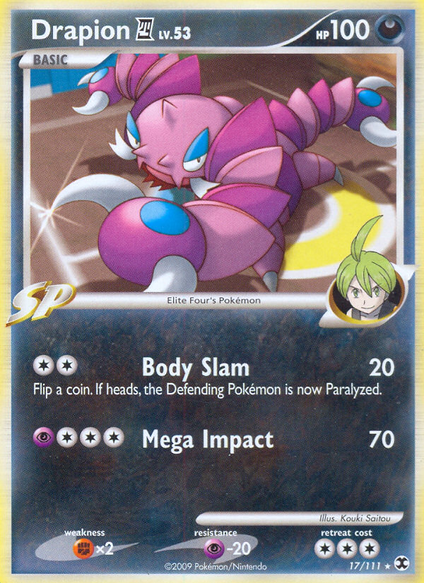 Drapion (17/111) [Platinum: Rising Rivals] Pokémon