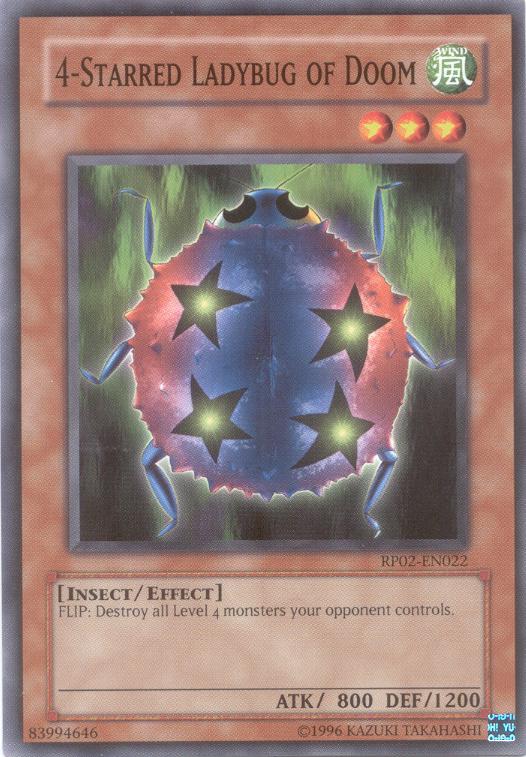 4-Starred Ladybug of Doom [RP02-EN022] Common Yu-Gi-Oh!