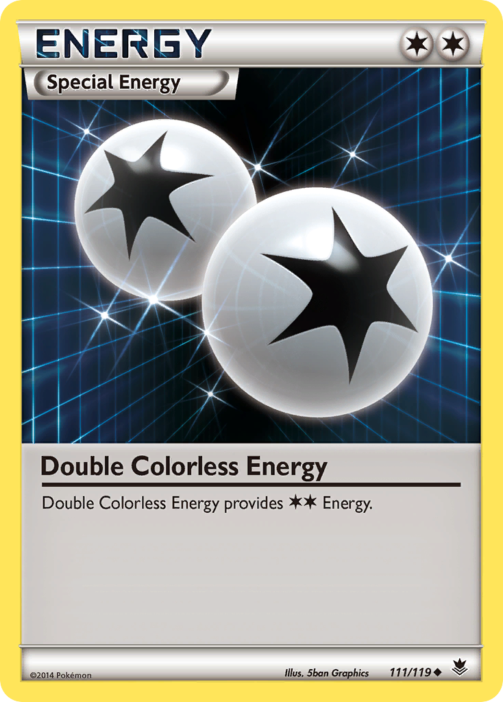 Double Colorless Energy (111/119) [XY: Phantom Forces] Pokémon