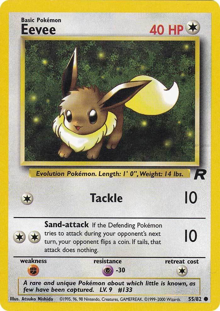 Eevee (55/82) [Team Rocket Unlimited] Pokémon