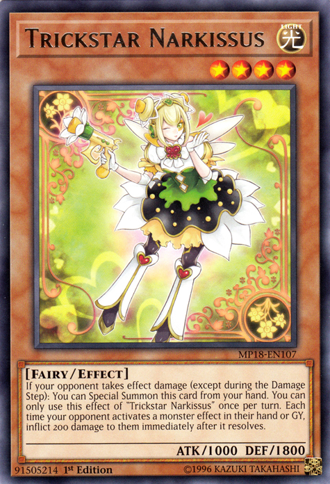 Trickstar Narkissus [MP18-EN107] Rare Yu-Gi-Oh!