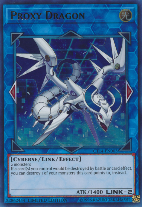 Proxy Dragon [CT14-EN003] Ultra Rare Yu-Gi-Oh!