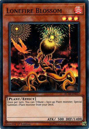 Lonefire Blossom [AC18-EN017] Super Rare Yu-Gi-Oh!