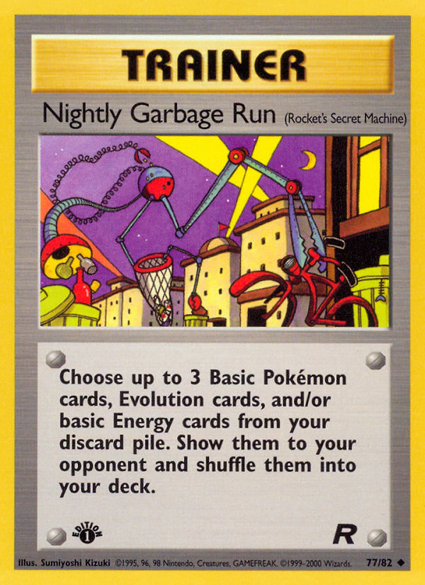 Nightly Garbage Run (77/82) [Team Rocket 1st Edition] Pokémon