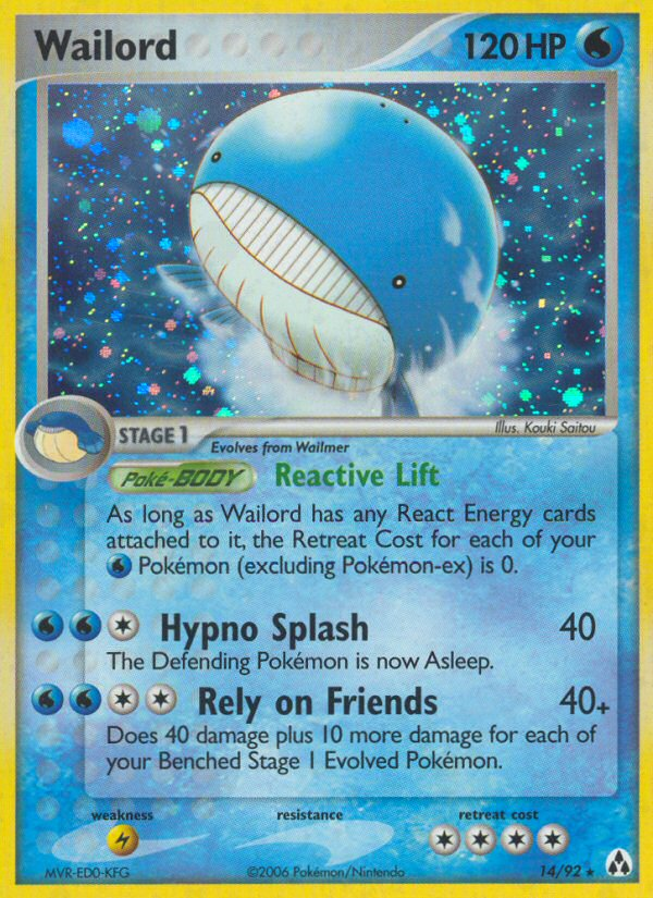 Wailord (14/92) [EX: Legend Maker] Pokémon