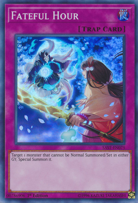 Fateful Hour [SAST-EN075] Super Rare Yu-Gi-Oh!