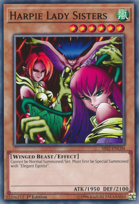 Harpie Lady Sisters [SS02-ENC04] Common Yu-Gi-Oh!