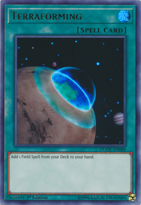 Terraforming [DUOV-EN088] Ultra Rare Yu-Gi-Oh!