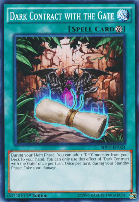 Dark Contract with the Gate [SDPD-EN024] Common Yu-Gi-Oh!
