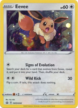 Eevee (SWSH042) [Sword & Shield: Black Star Promos] Pokémon