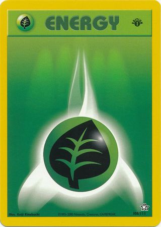 Grass Energy (108/111) [Neo Genesis Unlimited] Pokémon