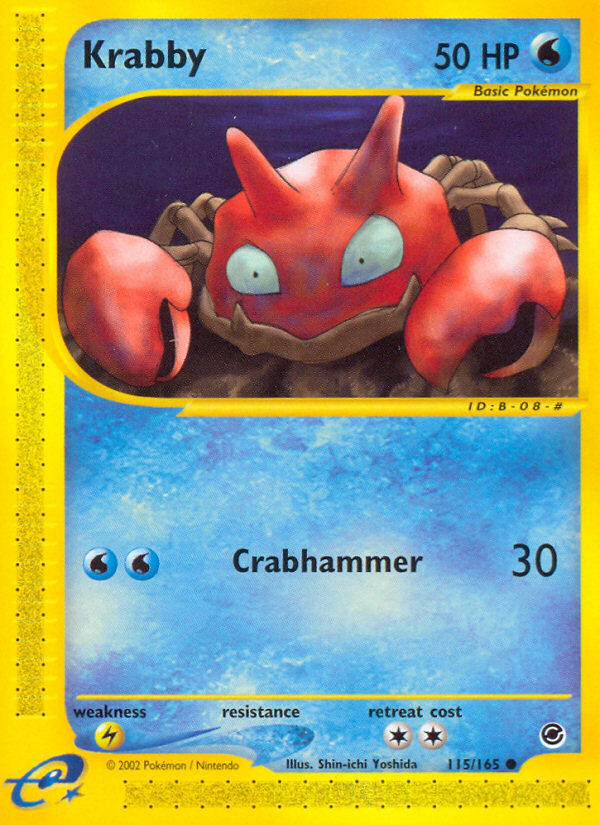 Krabby (115/165) [Expedition: Base Set] Pokémon