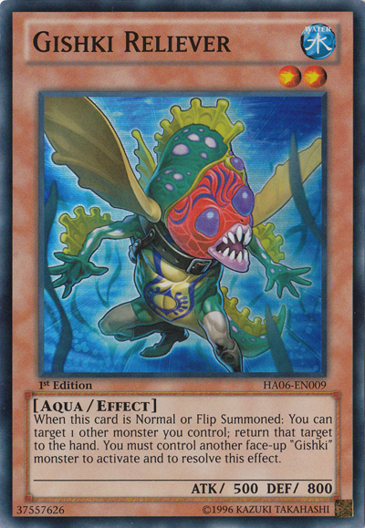 Gishki Reliever [HA06-EN009] Super Rare Yu-Gi-Oh!