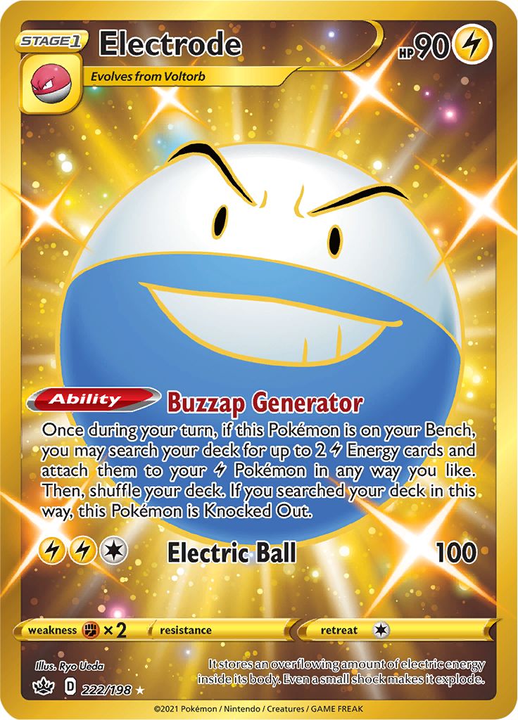 Electrode (222/198) [Sword & Shield: Chilling Reign] Pokémon