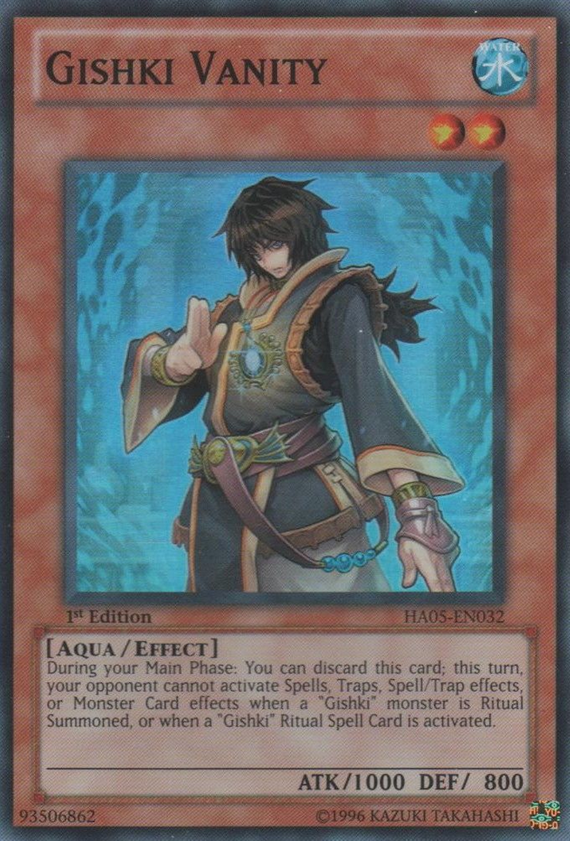 Gishki Vanity [HA05-EN032] Super Rare Yu-Gi-Oh!