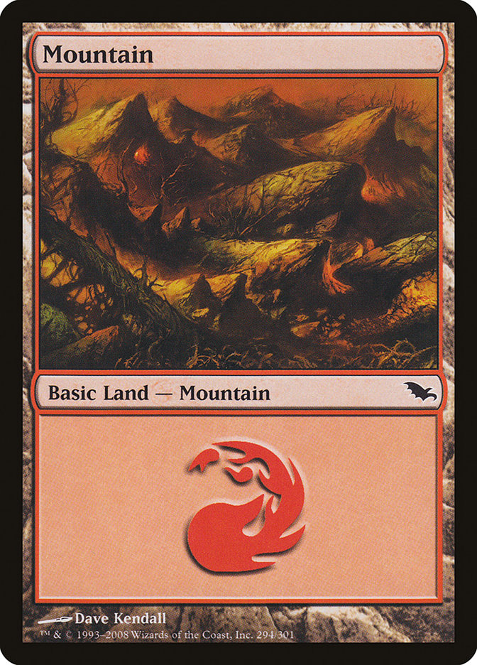 Mountain (294) [Shadowmoor] Magic: The Gathering