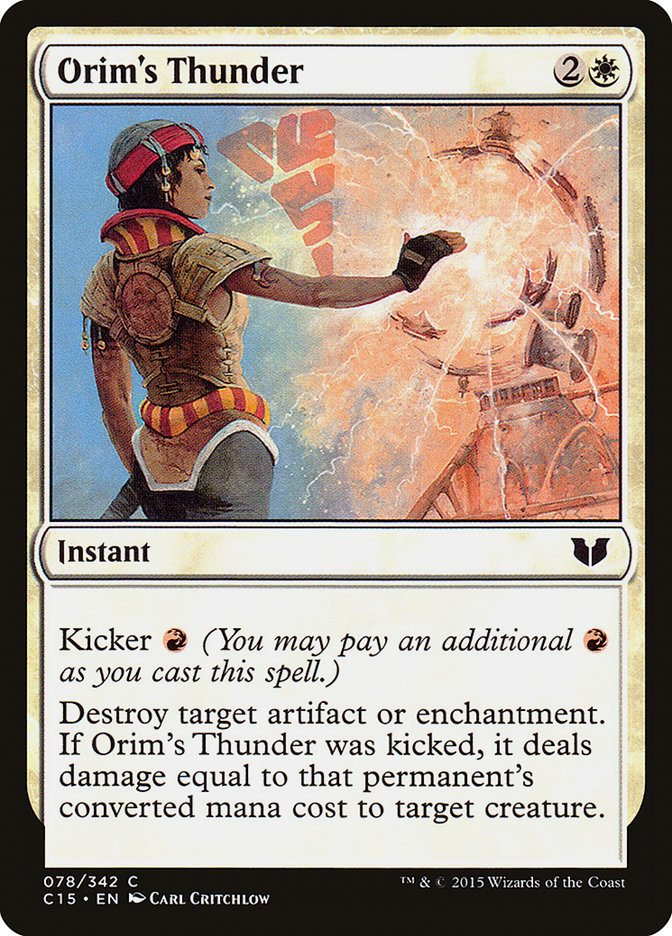 Orim's Thunder [Commander 2015] Magic: The Gathering