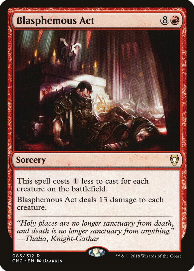Blasphemous Act [Commander Anthology Volume II] Magic: The Gathering