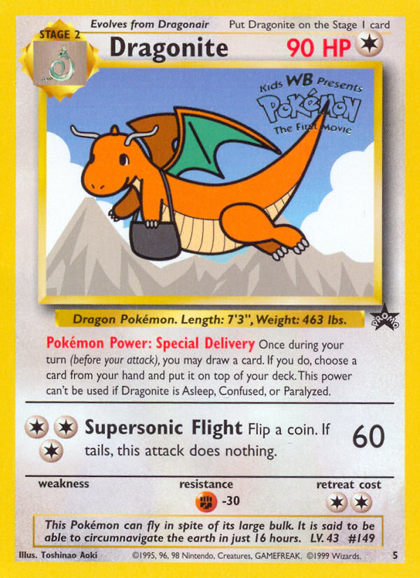 Dragonite (5) [Wizards of the Coast: Black Star Promos] Pokémon