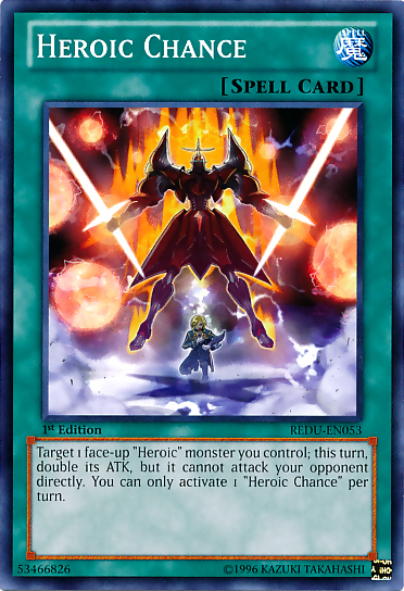 Heroic Chance [REDU-EN053] Common Yu-Gi-Oh!