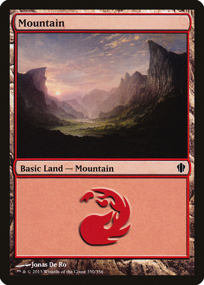 Mountain (350) [Commander 2013] Magic: The Gathering