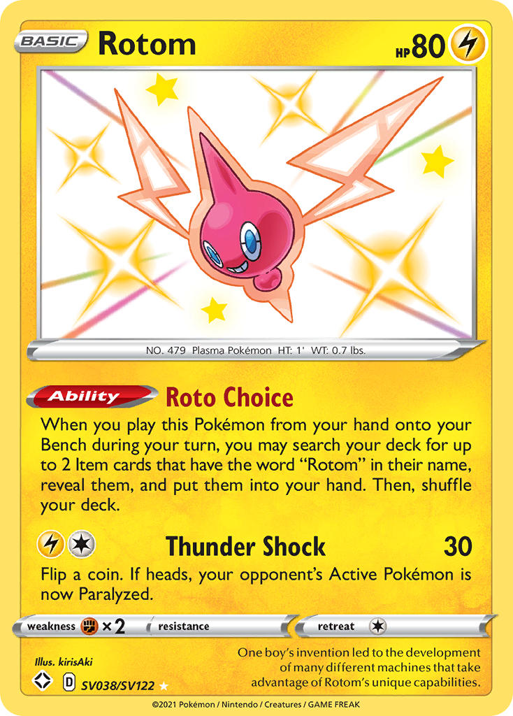 Rotom (SV038/SV122) [Sword & Shield: Shining Fates] Pokémon