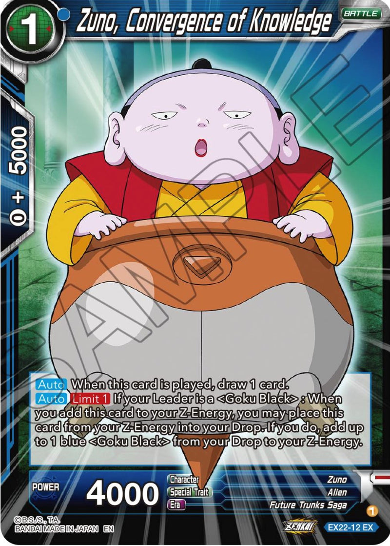 Zuno, Convergence of Knowledge (EX22-12) [Ultimate Deck 2023] Dragon Ball Super