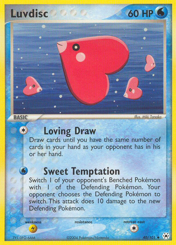 Luvdisc (40/101) [EX: Hidden Legends] Pokémon