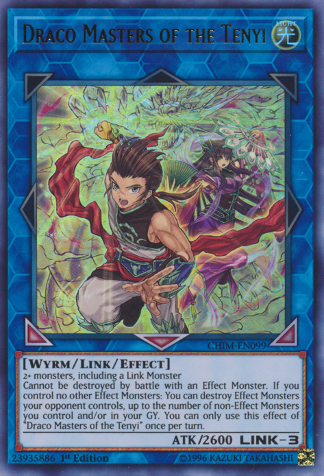 Draco Masters of the Tenyi [CHIM-EN099] Ultra Rare Yu-Gi-Oh!