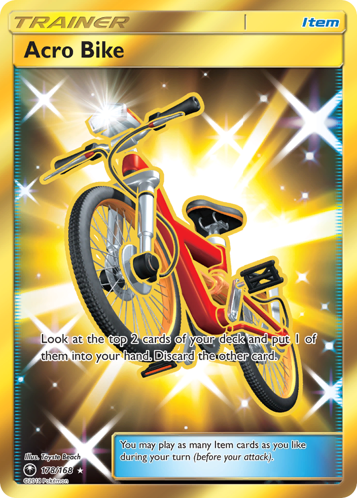 Acro Bike (178/168) [Sun & Moon: Celestial Storm] Pokémon