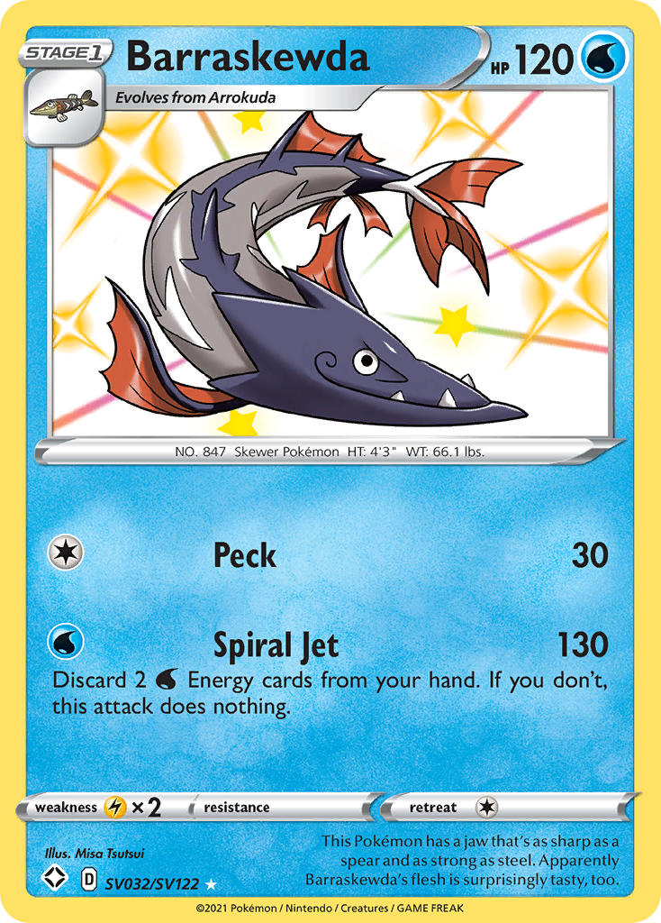 Barraskewda (SV032/SV122) [Sword & Shield: Shining Fates] Pokémon