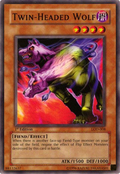 Twin-Headed Wolf [LOD-008] Common Yu-Gi-Oh!